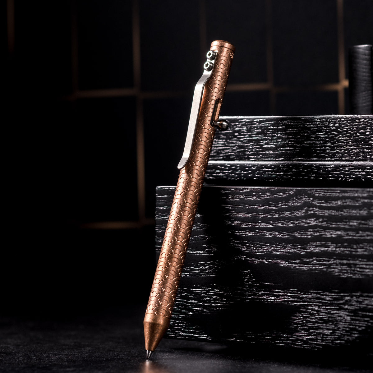 Fellhoelter x URBAN TiBolt Full Size - Seigaiha Copper