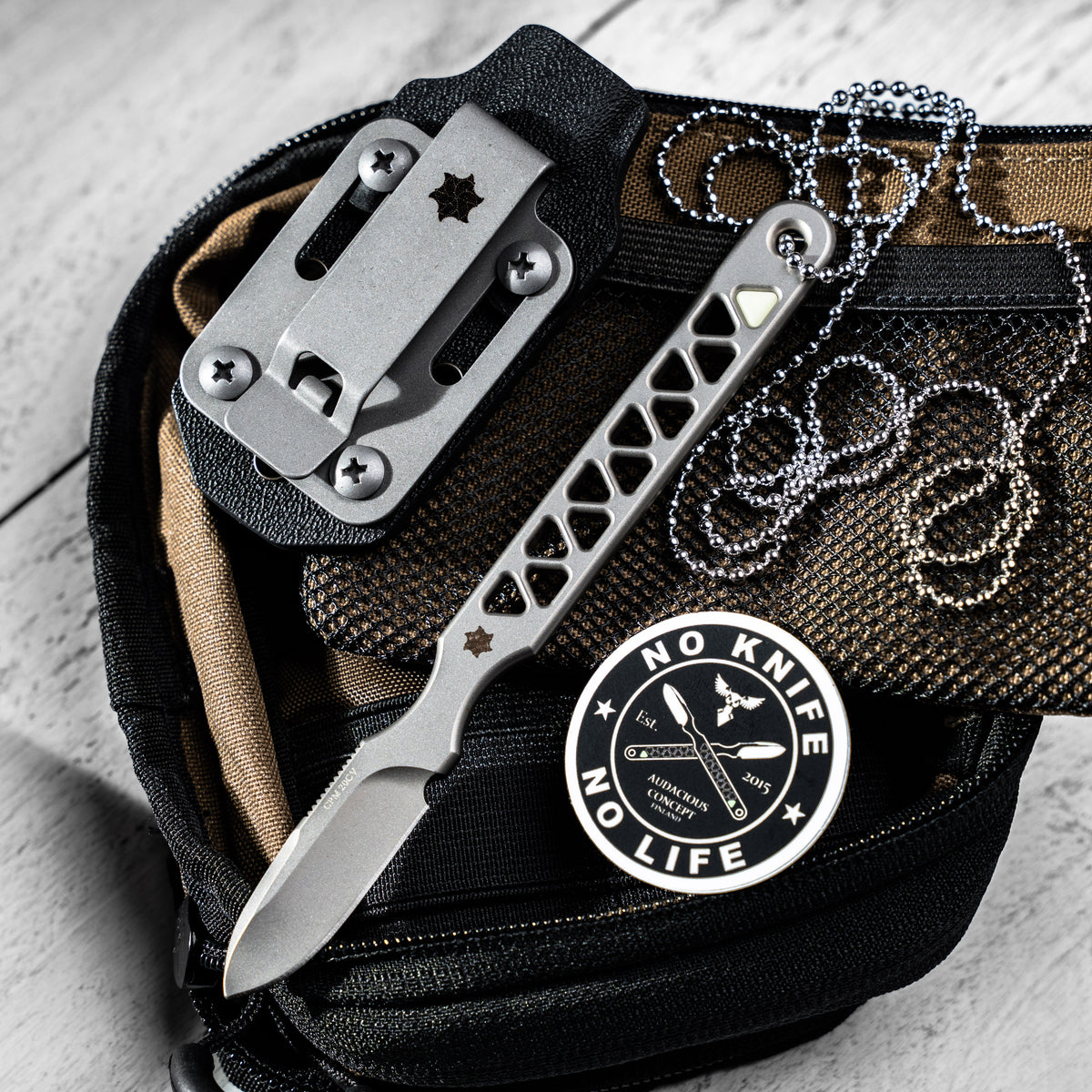 AuCon x URBAN Backcountry Scalpel V3 - Stonewashed CPM20CV