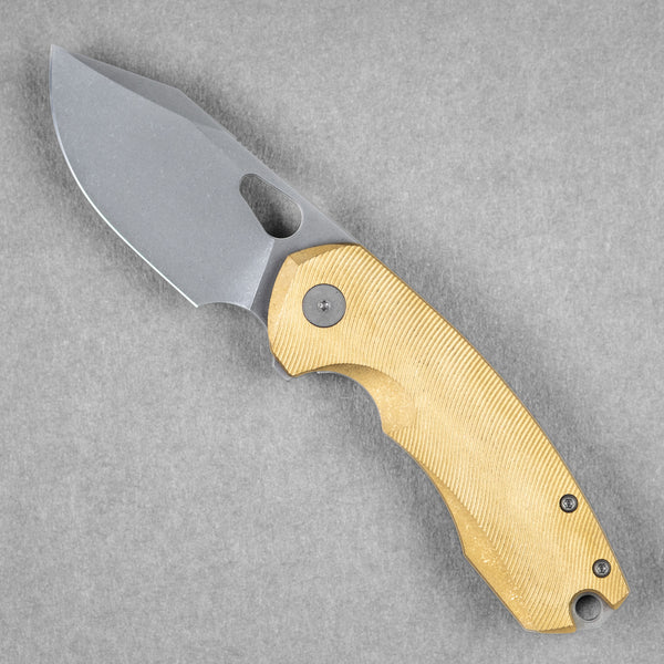 URBAN Becerro - Darkwashed Magnacut & Stonewashed Brass w/ Micro Milling