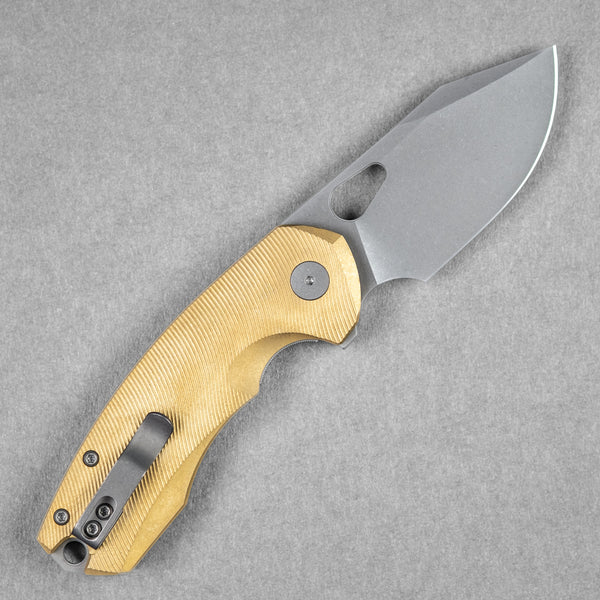 URBAN Becerro - Darkwashed Magnacut & Stonewashed Brass w/ Micro Milling
