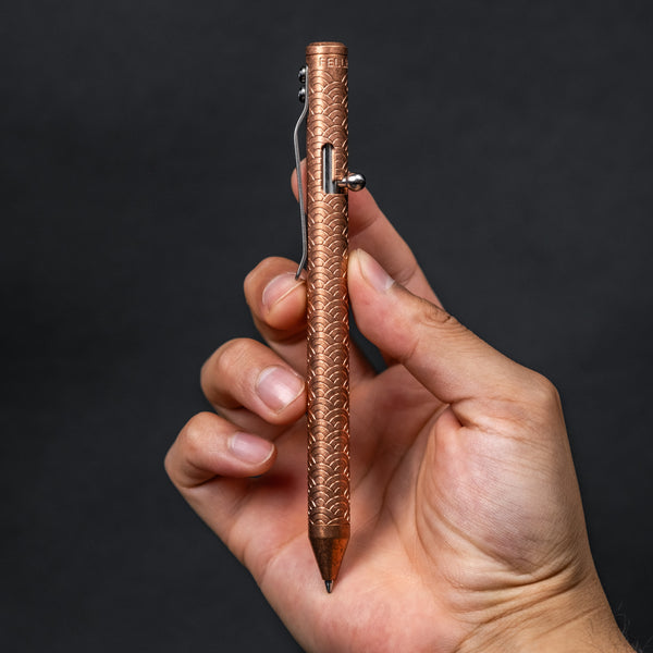 Fellhoelter x URBAN TiBolt Full Size - Seigaiha Copper