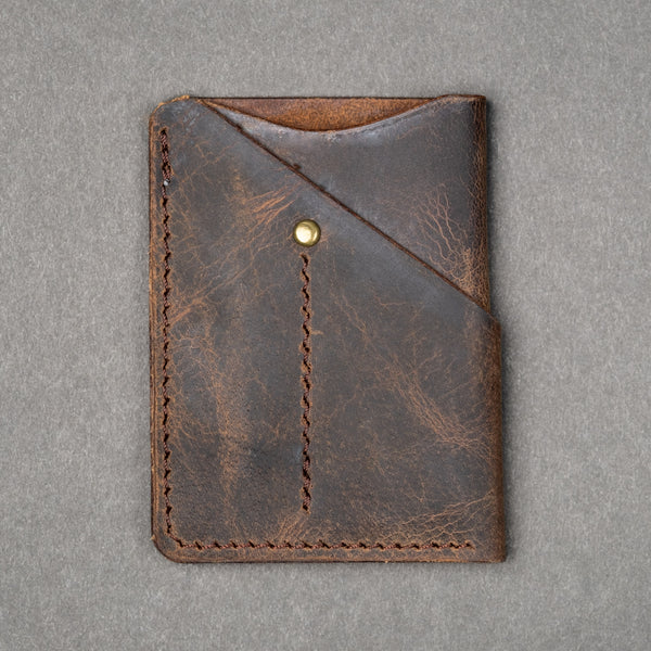 Lex Wallet - Tan Full-Grain Buffalo Leather