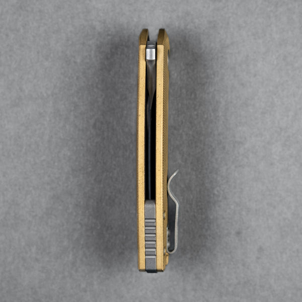 URBAN Becerro - Darkwashed Magnacut & Stonewashed Brass w/ Micro Milling