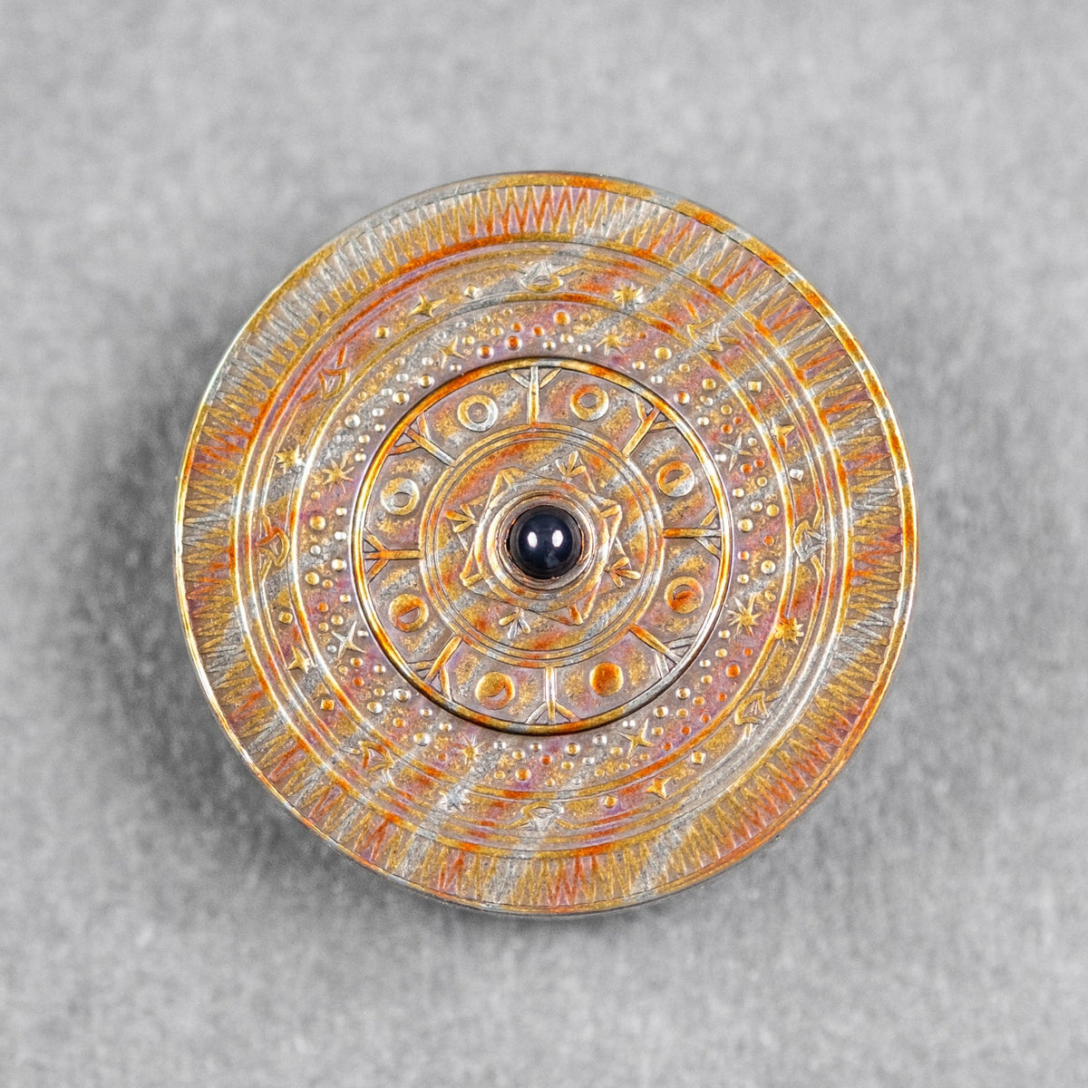 Astronomer Double Spinning Coin - Mokume - URBAN EDC®