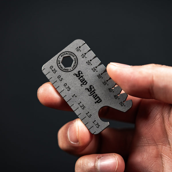 Audacious Concept Dog Tag Tool V3 w/ Ti Chaos Seigaiha™ Starfish - URBAN EDC®