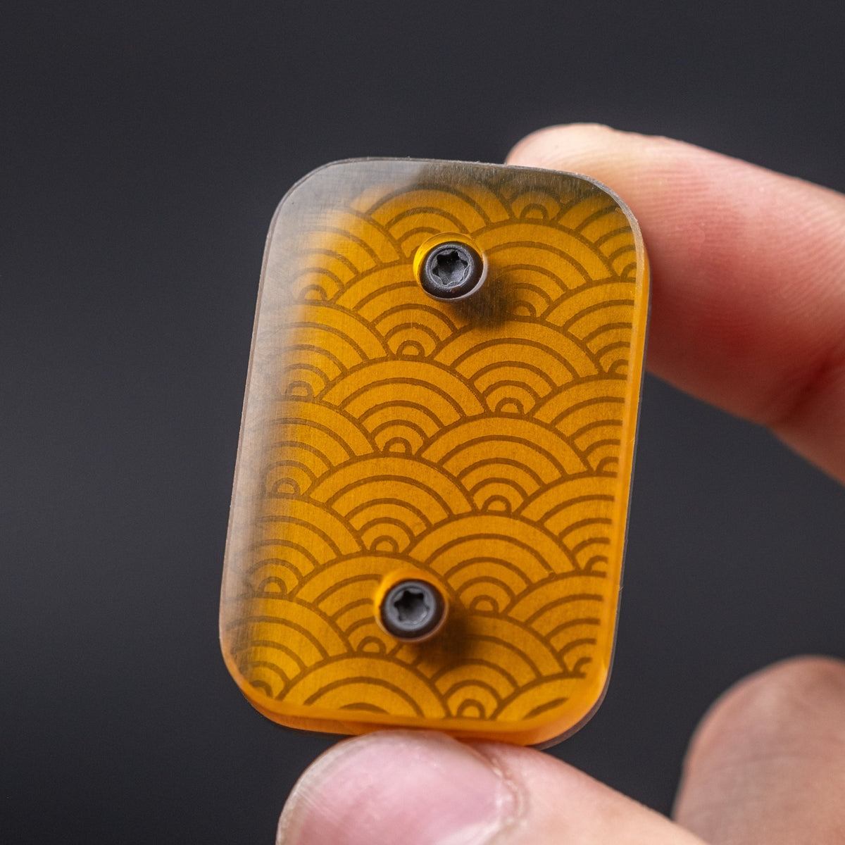 Ben Krein Worry Stone - Ultem Seigaiha Fusion (Custom) - URBAN EDC®