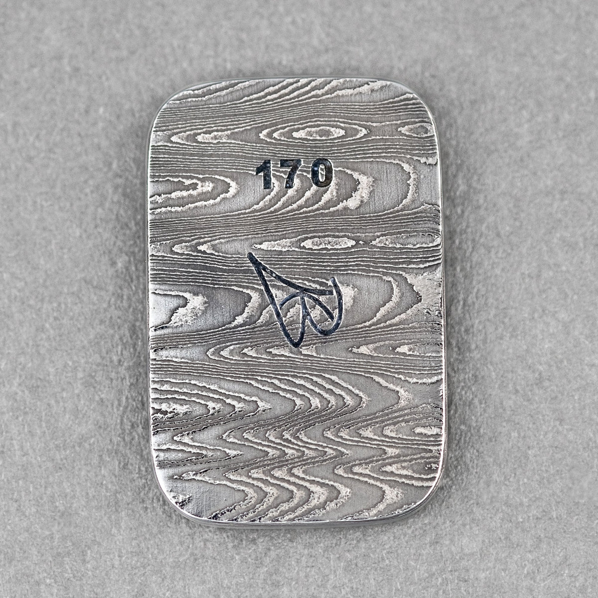 Ben Krein x URBAN Worry Stone - Damascus Sculpted - URBAN EDC®