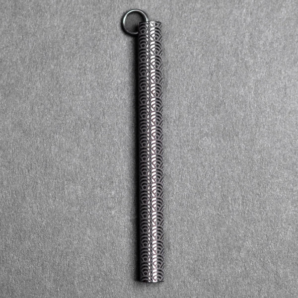Blank Forces x URBAN CHROMA Titanium EDC Ink Keychain Pen - Bronze Seigaiha - URBAN EDC®