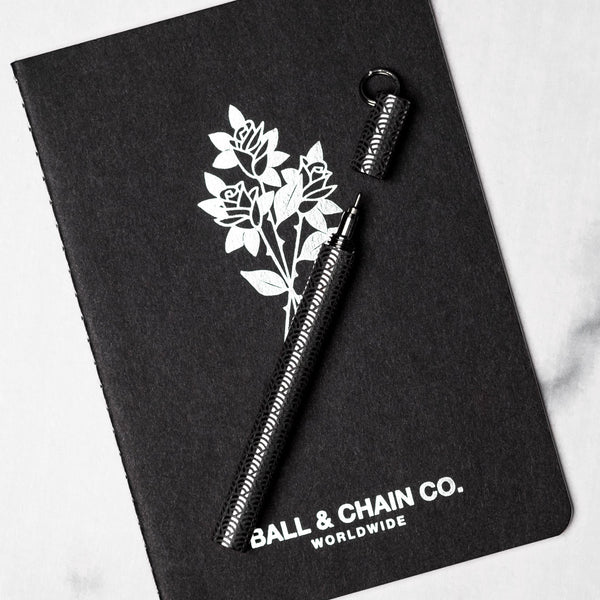 Blank Forces x URBAN CHROMA Titanium EDC Ink Keychain Pen - Seigaiha - URBAN EDC®
