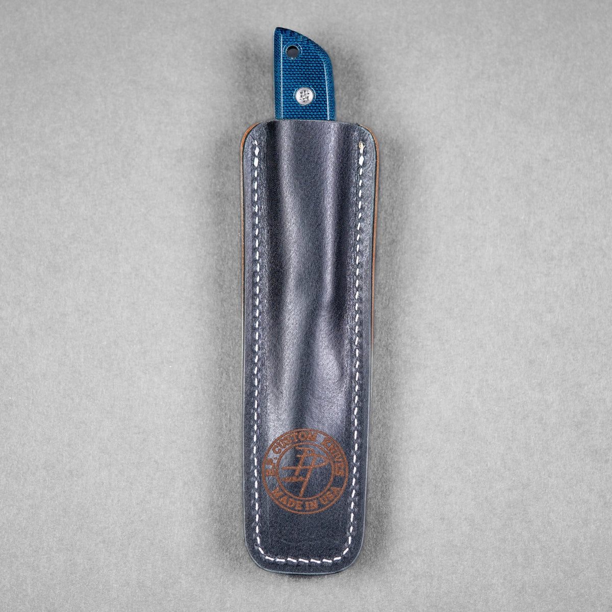 BP Customs x URBAN Flagship - Blue Canvas Micarta (Custom) - URBAN EDC®