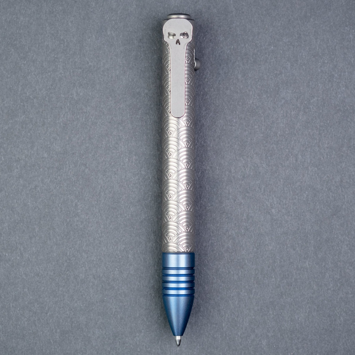 Chaves Knives Ultramar Bolt Action Pen - Seigaiha Titanium (Exclusive) - URBAN EDC®