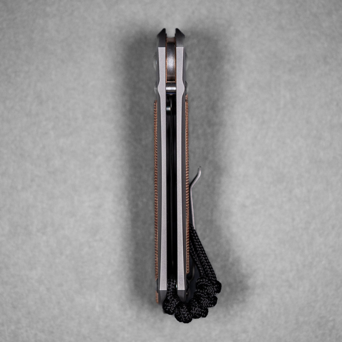 Chris Reeve Large Inkosi - Drop Point Magnacut & Glass Blasted Titanium w/ Natural Canvas Micarta Inlay - URBAN EDC®