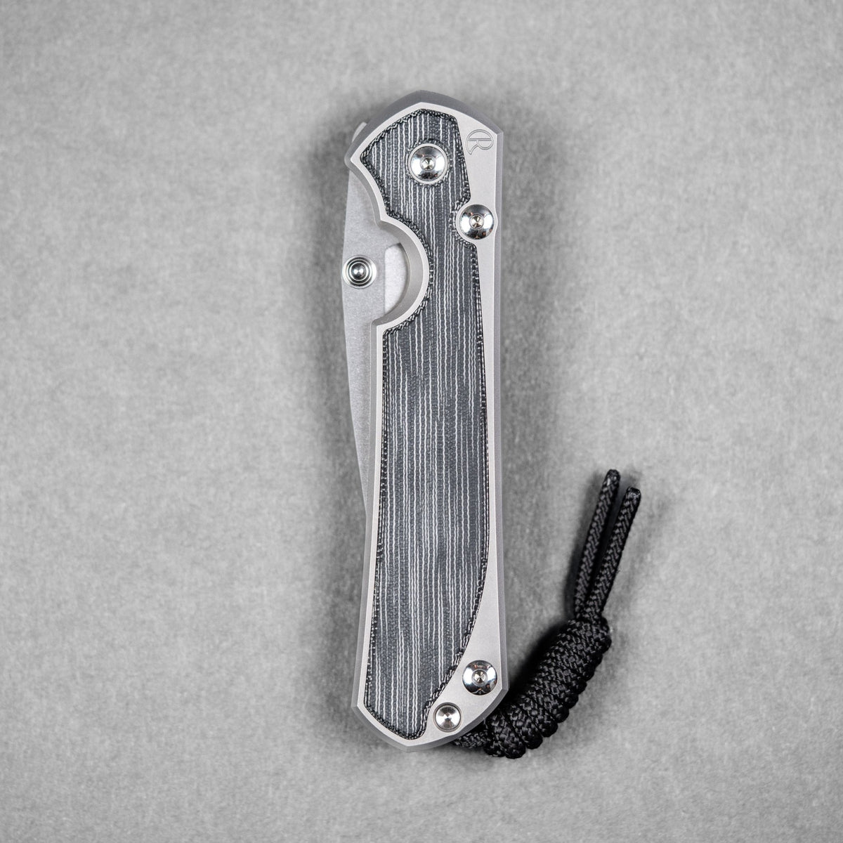 Chris Reeve Large Sebenza 31 Drop Point - Magnacut & Glass Blasted Titanium w/ Black Canvas Micarta Inlay - URBAN EDC®