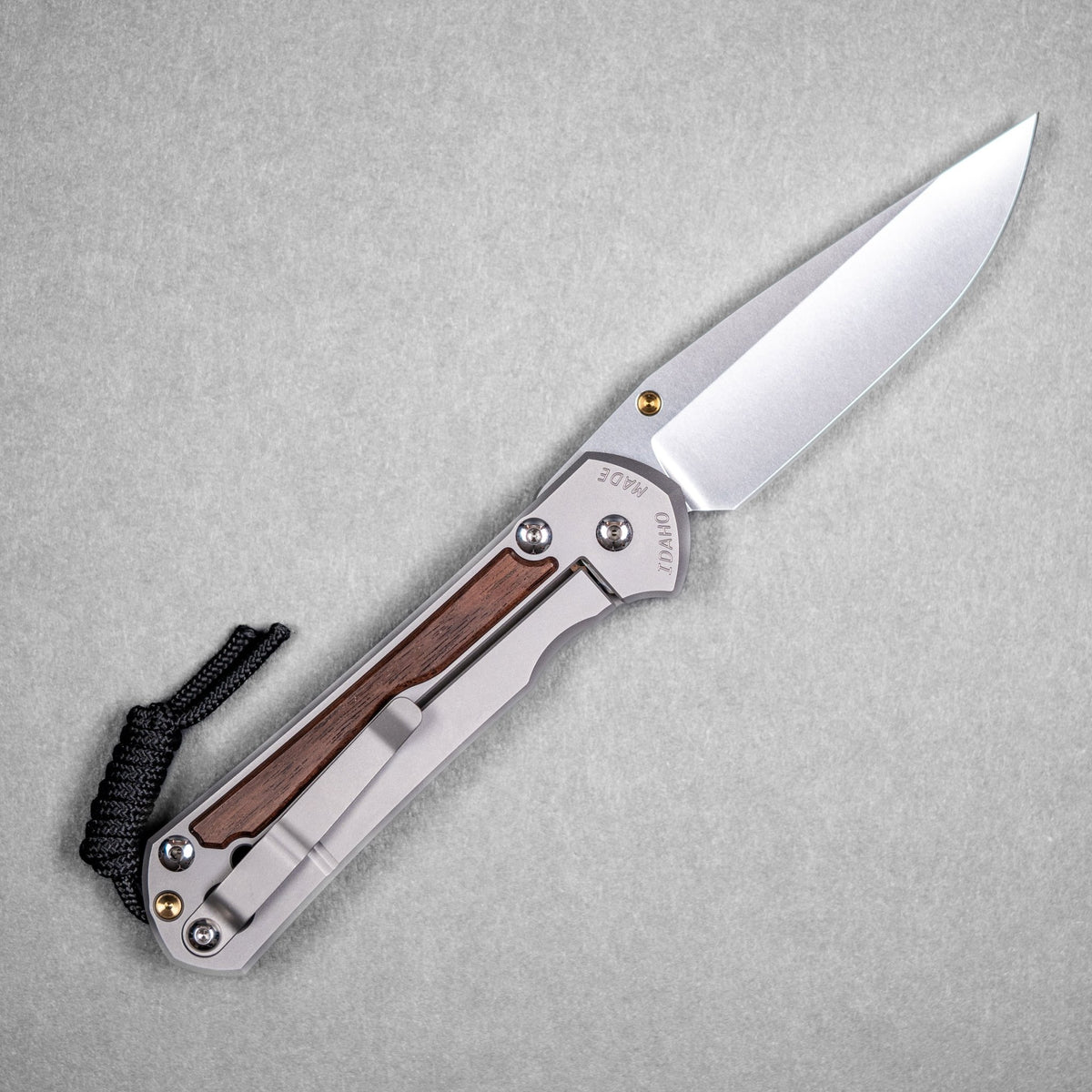 Chris Reeve Large Sebenza 31 Drop Point - Magnacut & Glass Blasted Titanium w/ Macassar Ebony Inlay - URBAN EDC®