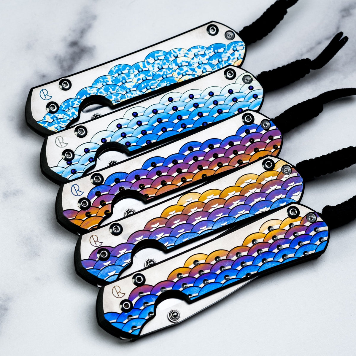Chris Reeve Large Sebenza 31 Drop Point - Seigaiha Motif (Exclusive) - URBAN EDC®