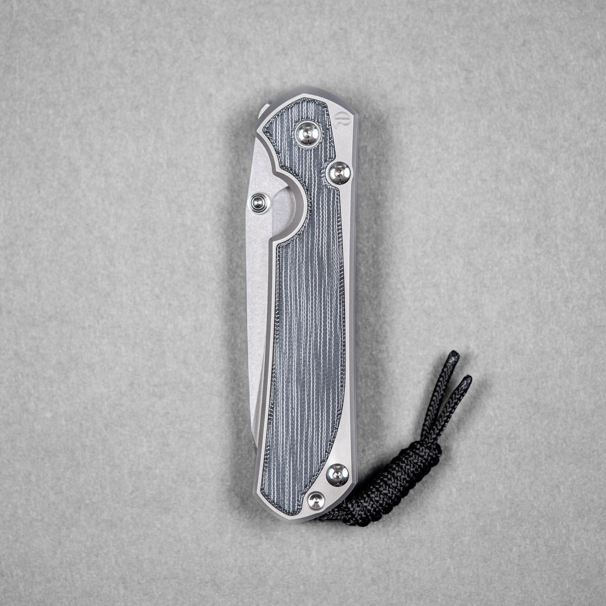 Chris Reeve Large Sebenza 31 - Insingo Magnacut & Glass Blasted Titanium w/ Black Canvas Micarta Inlay - URBAN EDC®