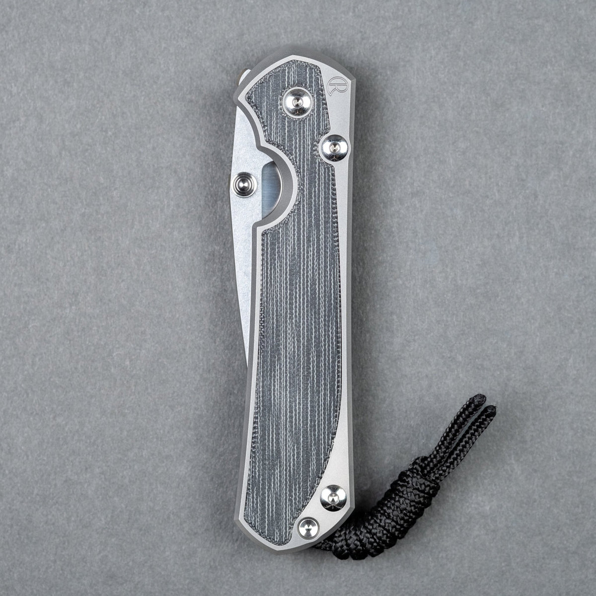 Chris Reeve Large Sebenza 31 Polished Drop Point - Black Canvas Micarta - URBAN EDC®