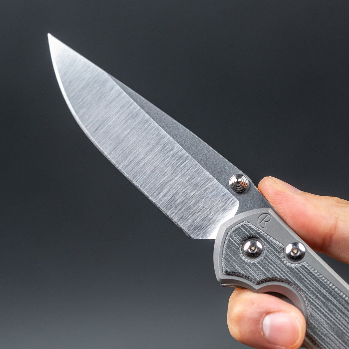 Chris Reeve Large Sebenza 31 Polished Drop Point - Black Canvas Micarta - URBAN EDC®