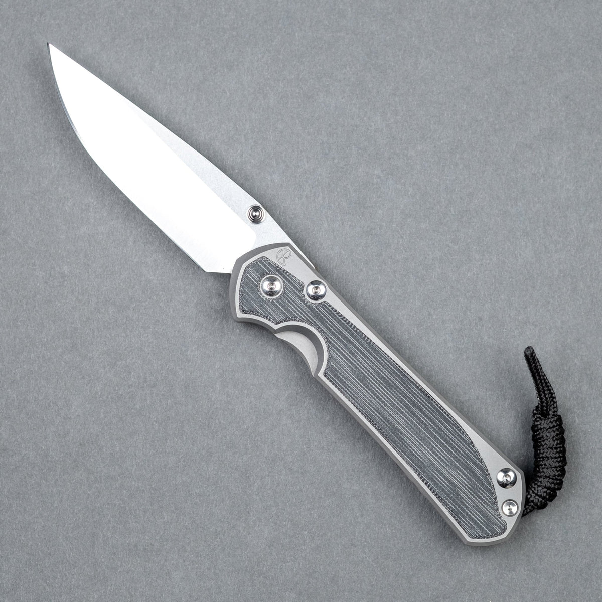 Chris Reeve Large Sebenza 31 Polished Drop Point - Black Canvas Micarta - URBAN EDC®