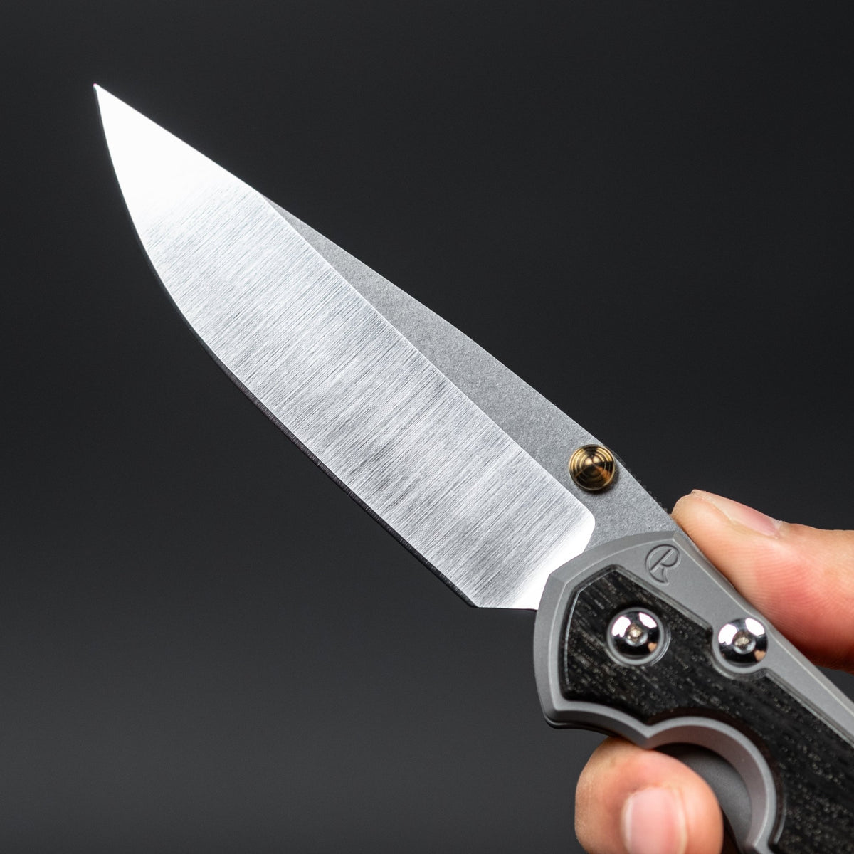 Chris Reeve Large Sebenza 31 - Polished Drop Point w/ Bog Oak Inlay - URBAN EDC®