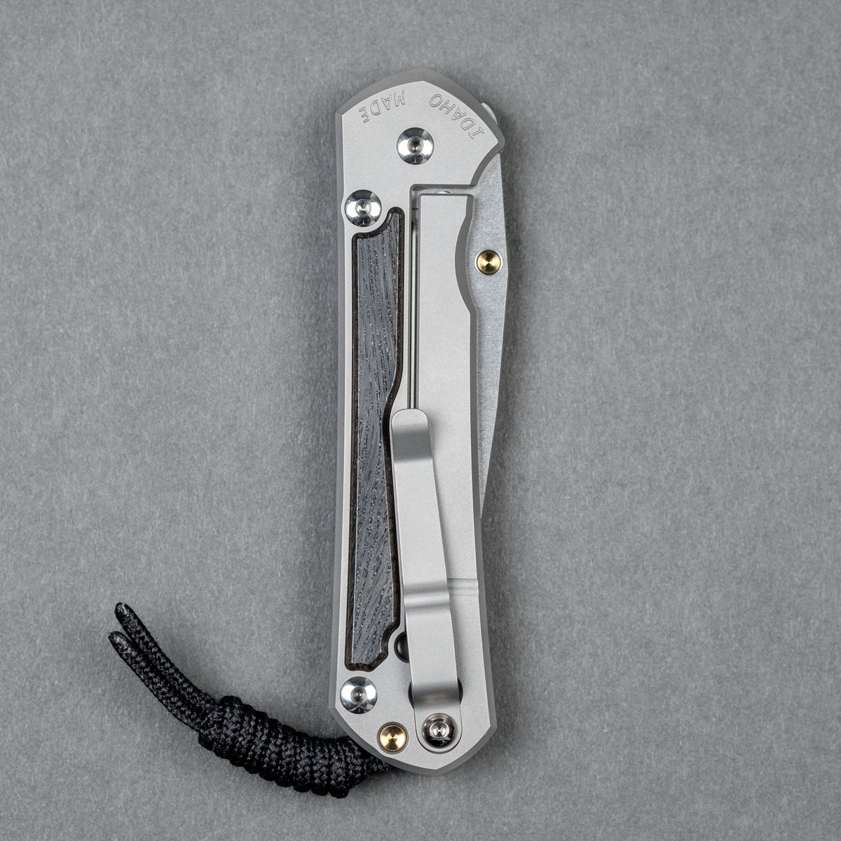 Chris Reeve Large Sebenza 31 - Polished Drop Point w/ Bog Oak Inlay - URBAN EDC®