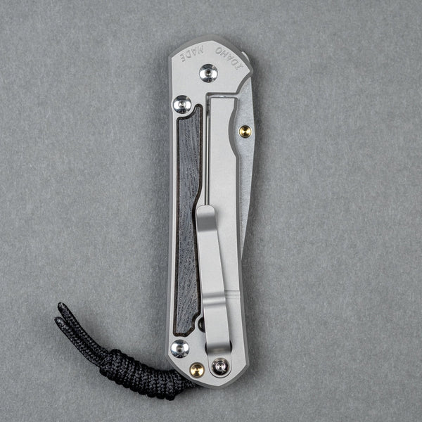 Chris Reeve Large Sebenza 31 - Polished Drop Point w/ Bog Oak Inlay - URBAN EDC®