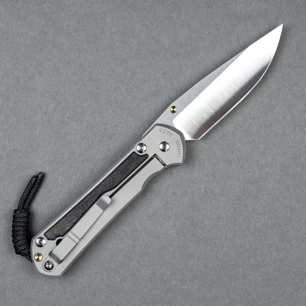 Chris Reeve Large Sebenza 31 - Polished Drop Point w/ Bog Oak Inlay - URBAN EDC®