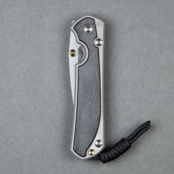 Chris Reeve Large Sebenza 31 - Polished Drop Point w/ Bog Oak Inlay - URBAN EDC®