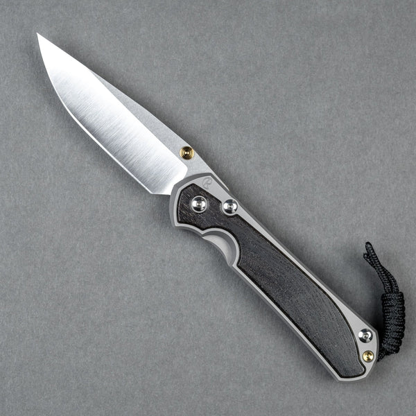 Chris Reeve Large Sebenza 31 - Polished Drop Point w/ Bog Oak Inlay - URBAN EDC®