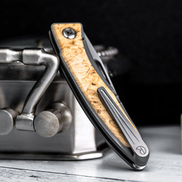 Chris Reeve Mnandi - Drop Point Magnacut w/ Box Elder Inlay - URBAN EDC®