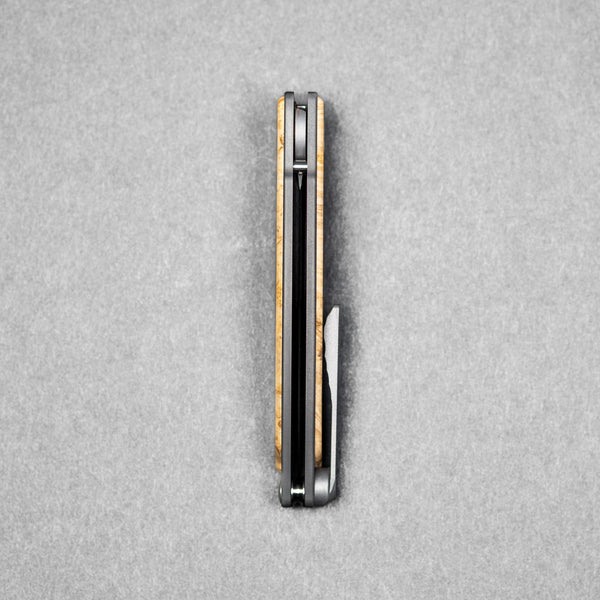 Chris Reeve Mnandi - Drop Point Magnacut w/ Box Elder Inlay - URBAN EDC®