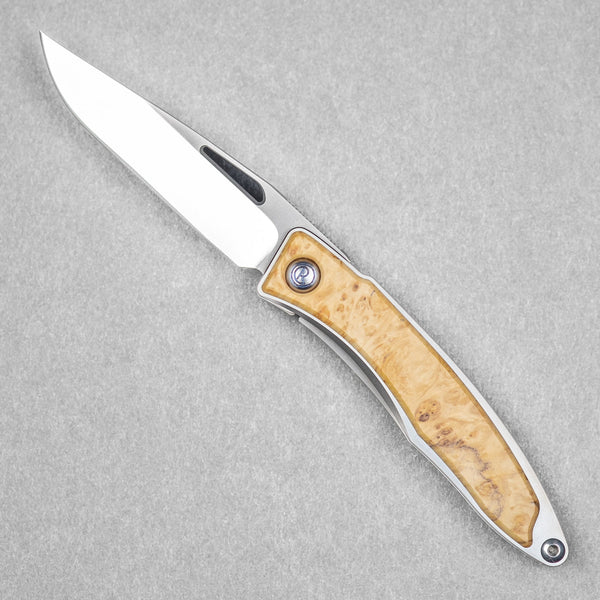 Chris Reeve Mnandi - Drop Point Magnacut w/ Box Elder Inlay - URBAN EDC®