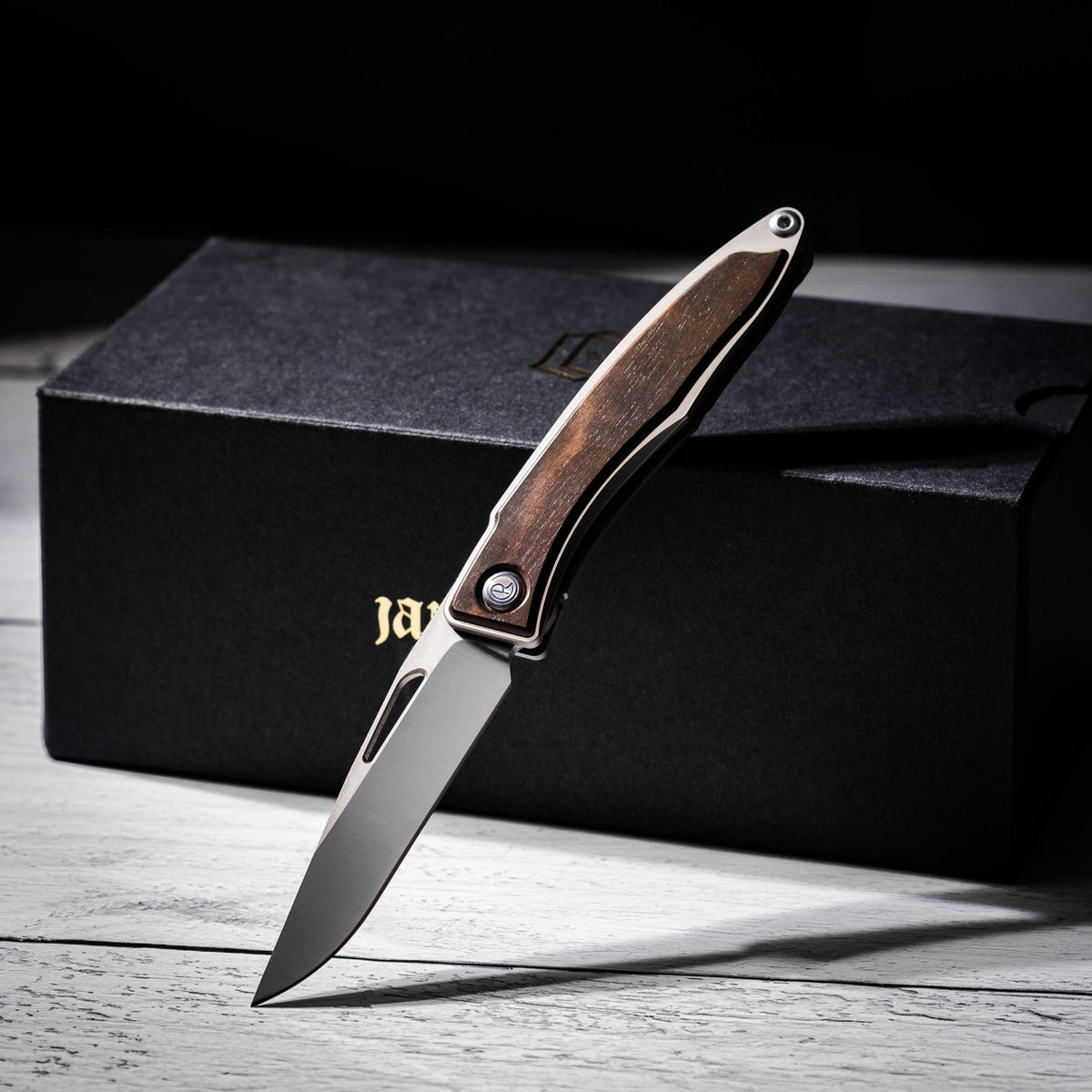 Chris Reeve Mnandi Macassar Ebony Inlay Drop Point - URBAN EDC®