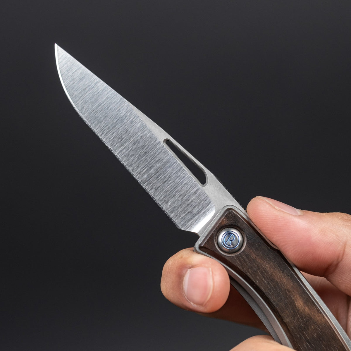 Chris Reeve Mnandi Macassar Ebony Inlay Drop Point - URBAN EDC®