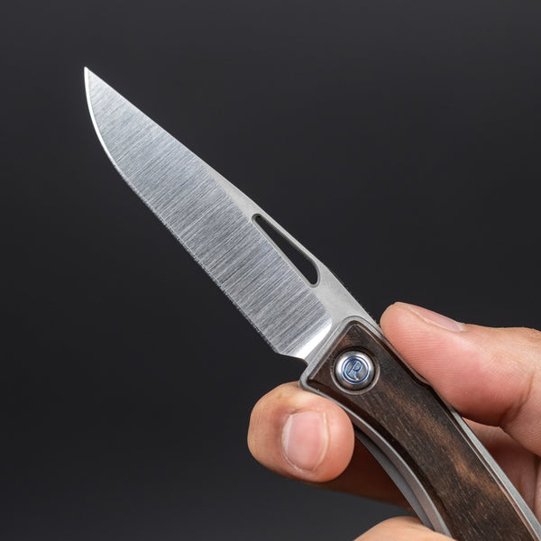 Chris Reeve Mnandi Macassar Ebony Inlay Drop Point - URBAN EDC®
