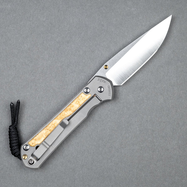 Chris Reeve Small Sebenza 31 Drop Point w/ Box Elder Inlay - URBAN EDC®