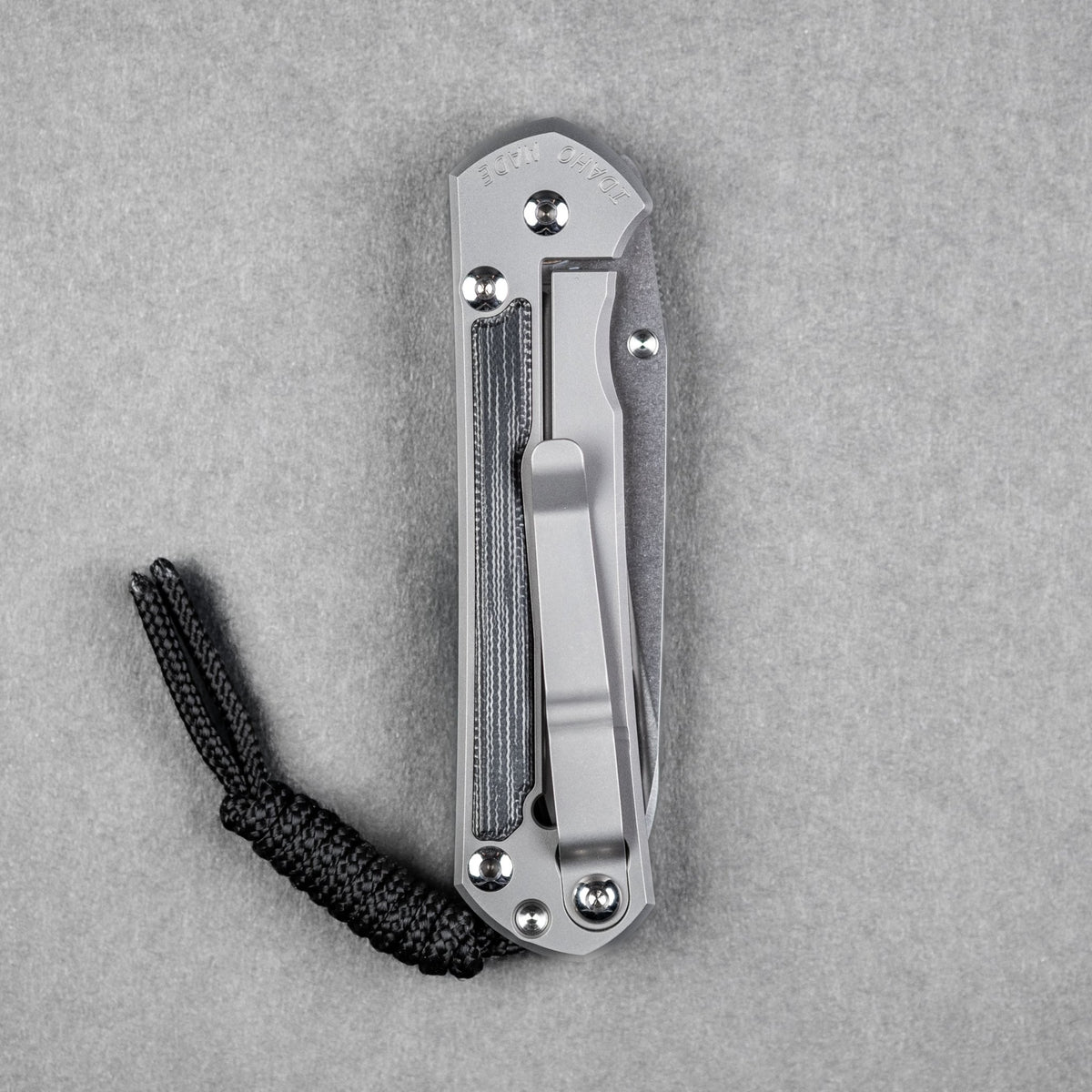 Chris Reeve Small Sebenza 31 - Insingo Magnacut & Glass Blasted Titanium w/ Black Canvas Micarta Inlay - URBAN EDC®