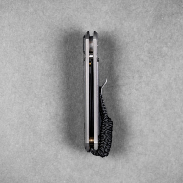Chris Reeve Small Sebenza 31 - Insingo Magnacut & Glass Blasted Titanium w/ Bog Oak - URBAN EDC®