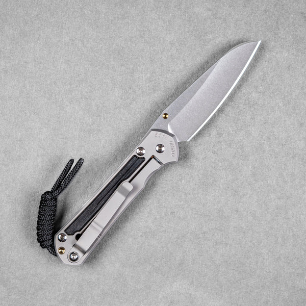 Chris Reeve Small Sebenza 31 - Insingo Magnacut & Glass Blasted Titanium w/ Bog Oak - URBAN EDC®