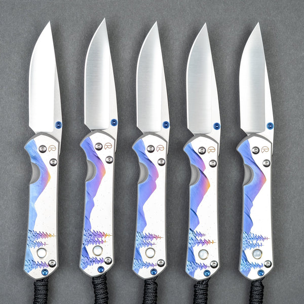 Chris Reeve Small Sebenza 31 Night Sky Unique Graphic w/ Drop Point Blade - URBAN EDC®