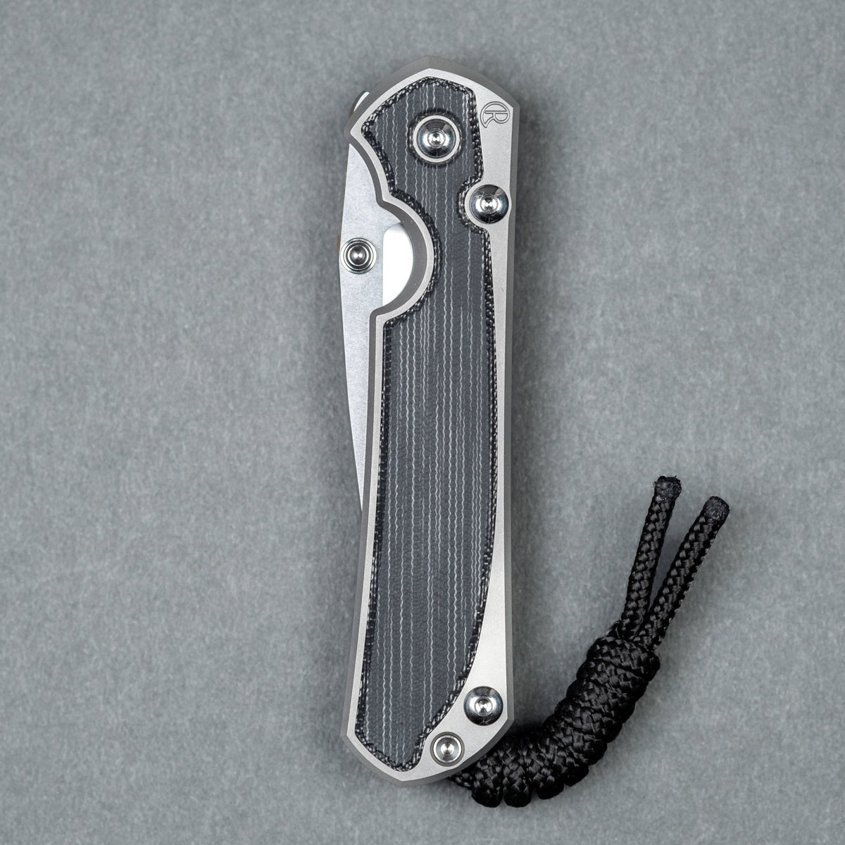 Chris Reeve Small Sebenza 31 Polished Drop Point - Black Canvas Micarta - URBAN EDC®