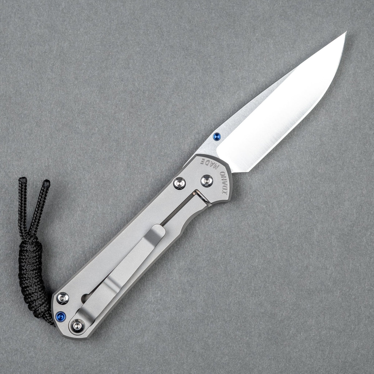 Chris Reeve Small Sebenza 31 Polished Drop Point - Glass Blasted Titanium - URBAN EDC®