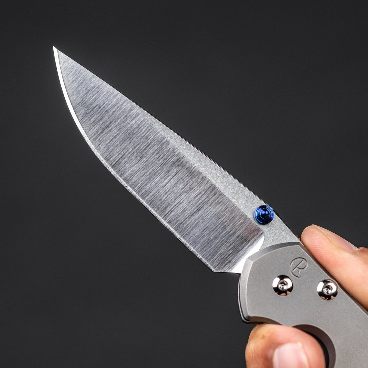 Chris Reeve Small Sebenza 31 Polished Drop Point - Glass Blasted Titanium - URBAN EDC®