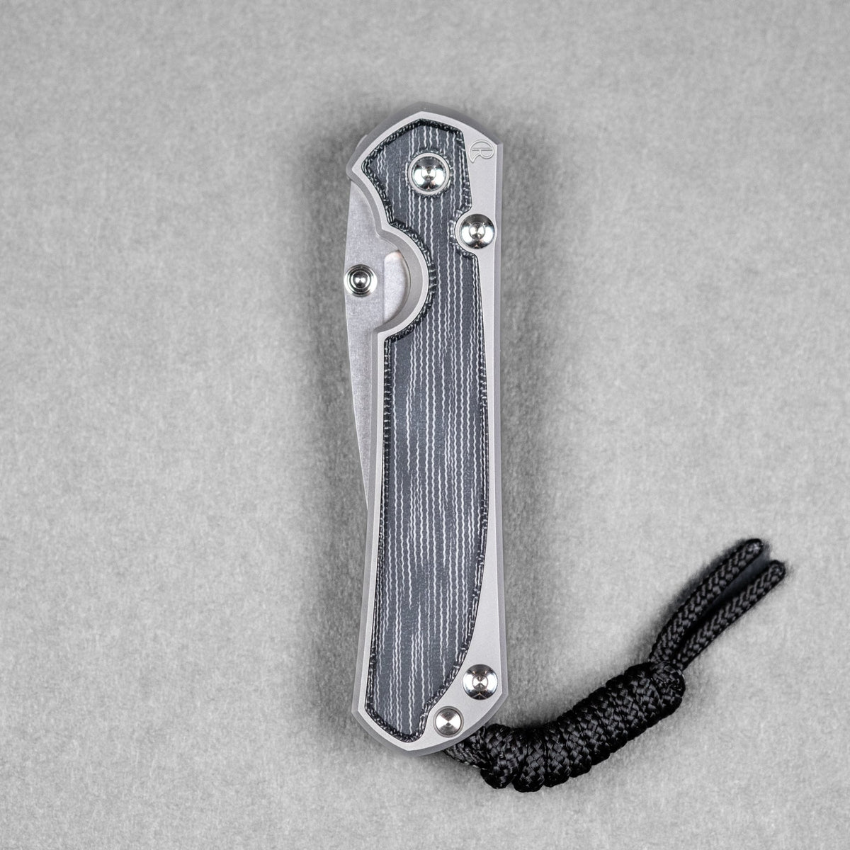 Chris Reeve Small Sebenza 31 - Stonewashed Magnacut & Glass Blasted Titanium w/ Black Canvas Micarta Inlay - URBAN EDC®