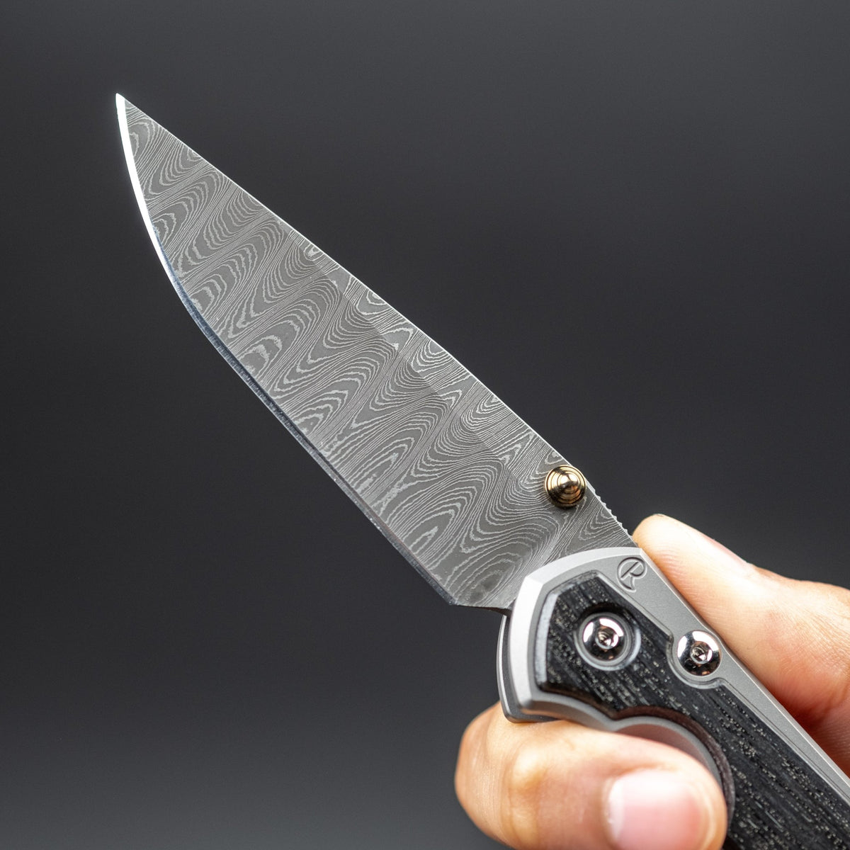 Chris Reeve Small Sebenza 31 w/ Bog Oak Inlay & Ladder Damascus - URBAN EDC®