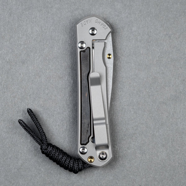 Chris Reeve Small Sebenza 31 w/ Macassar Ebony, Non - Polished Handle, Polished Drop Point - URBAN EDC®