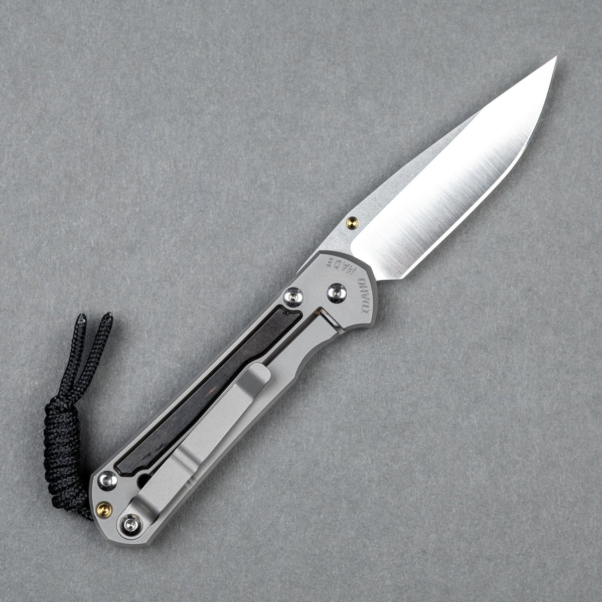 Chris Reeve Small Sebenza 31 w/ Macassar Ebony, Non - Polished Handle, Polished Drop Point - URBAN EDC®