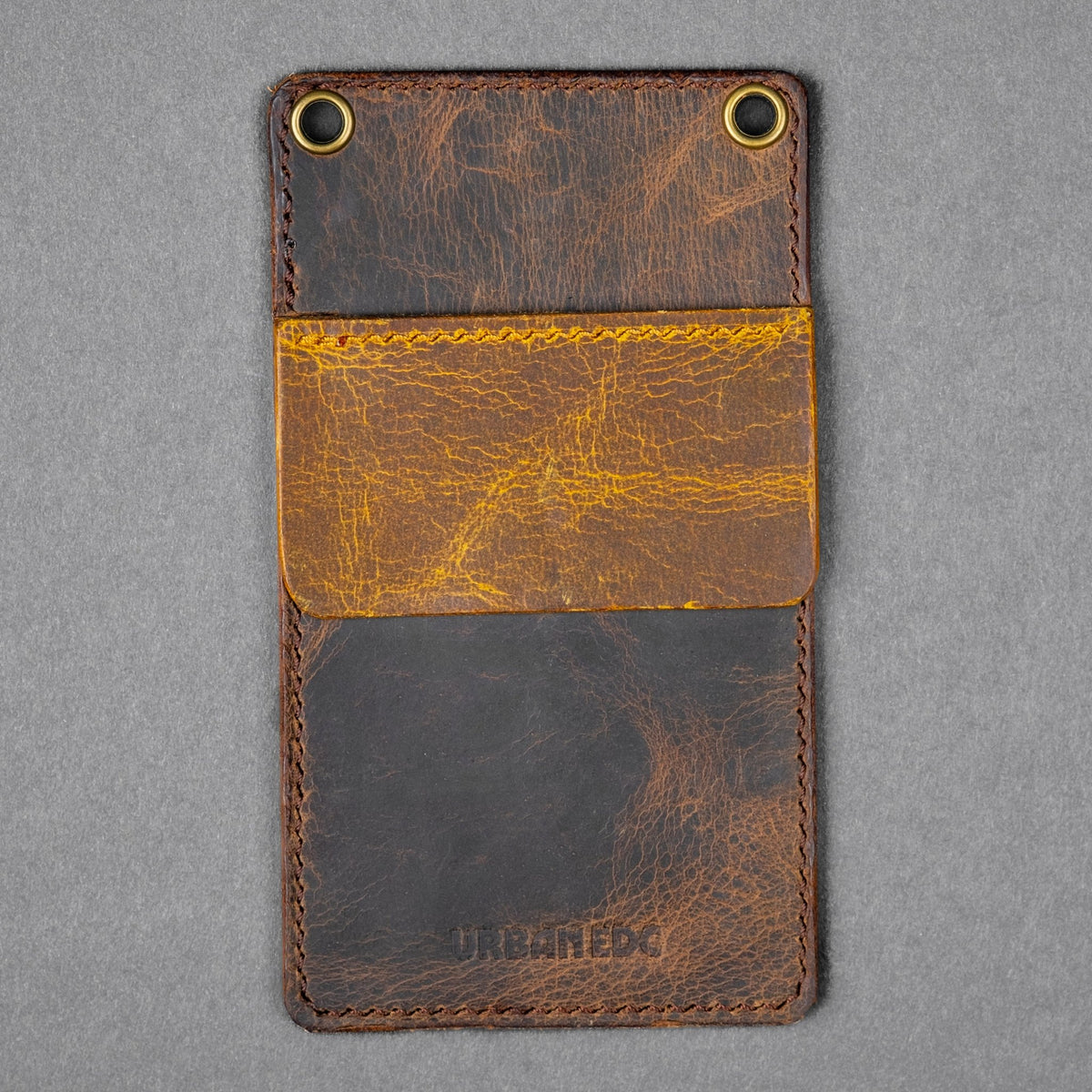 Concord Pocket Protector - Tan & Sunflower Full - Grain Buffalo Leather - URBAN EDC®