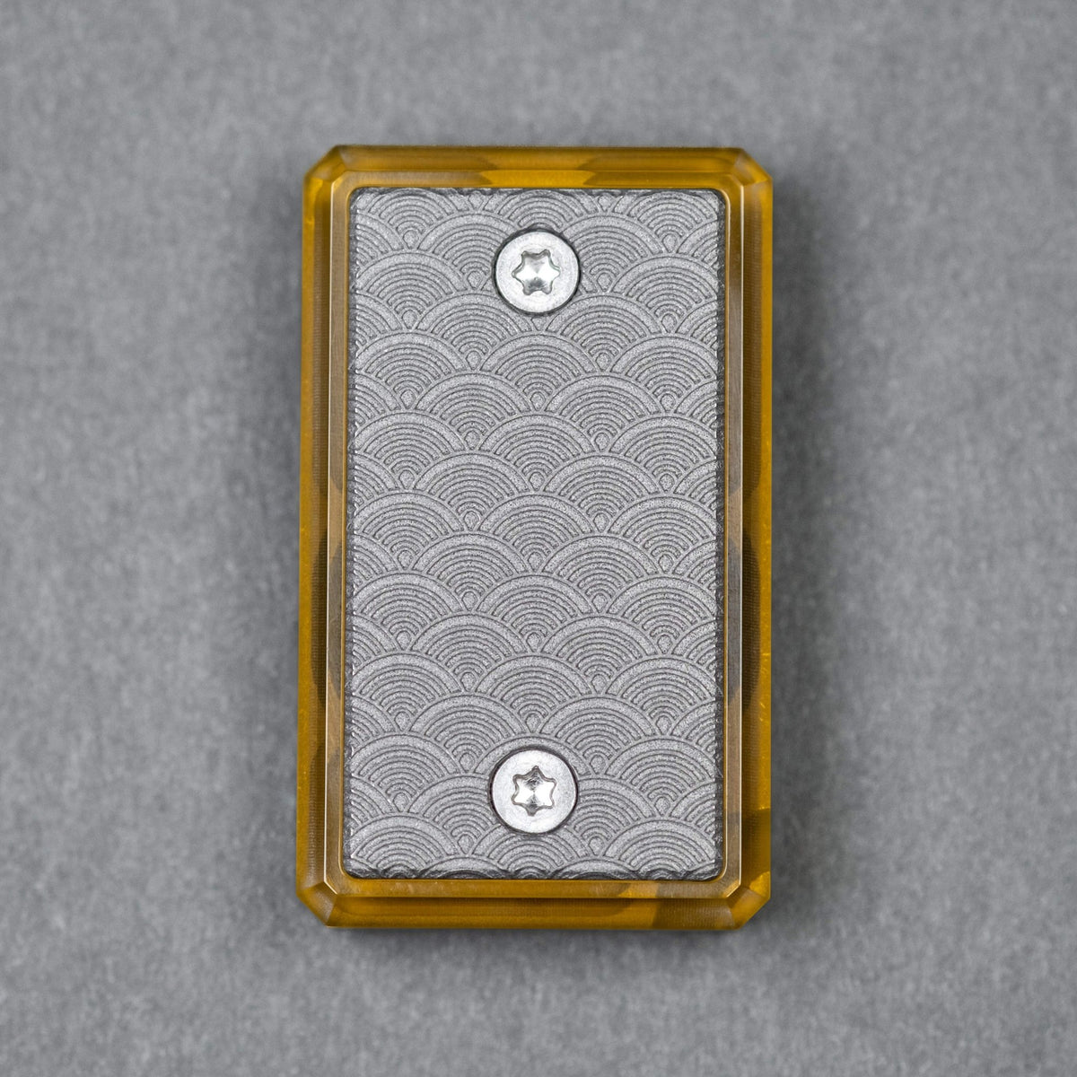 CrowGear Don't Worry Stone - Ultem & Titanium Seigaiha (Exclusive) - URBAN EDC®
