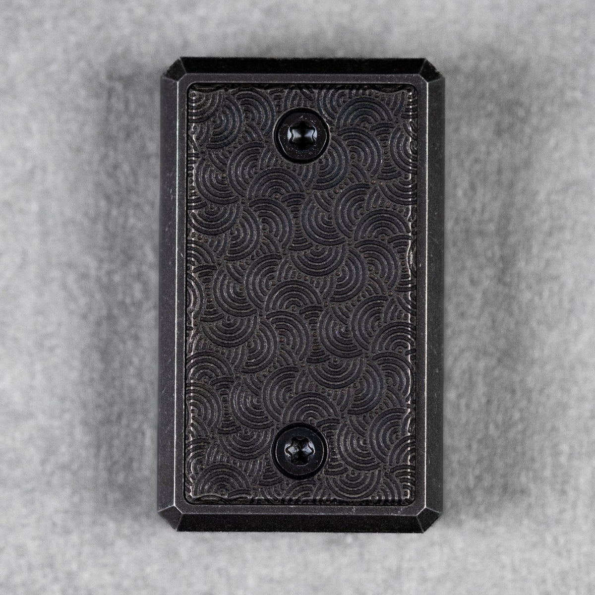 CrowGear x URBAN Don't Worry Stone Slim - Dusk Titanium w/ Chaos Seigaiha™ - URBAN EDC®